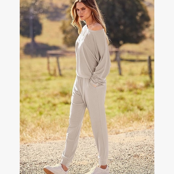 Comfy Blue Lounge 2 piece set - Picture 5 of 9